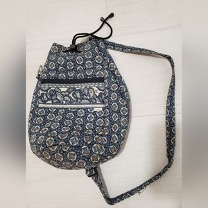 Vera Bradley Vintage Sling Backpack, Indigo